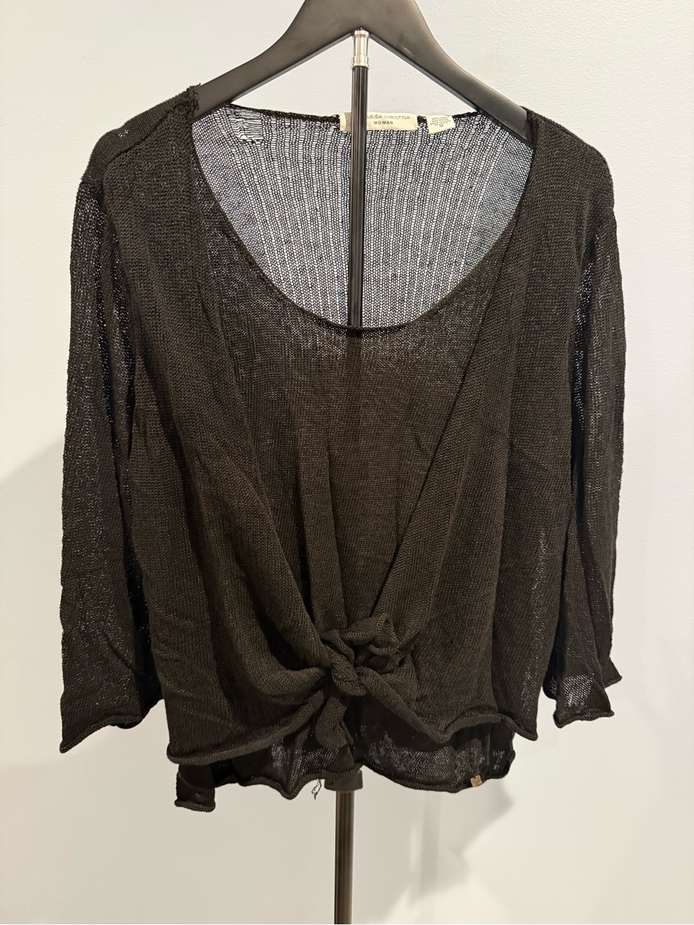 Marisa Christina Mesh Long-Sleeve Shirt